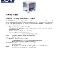 Heatcraft MARC Unit
